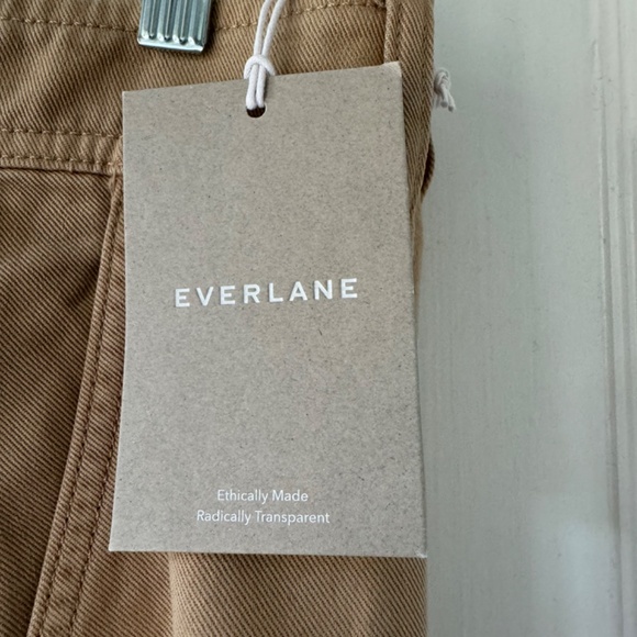 NWT — Everlane - Tencel Relaxed Chino in Buttersoft -Color Dark Khaki, Size 16 - Picture 4 of 5